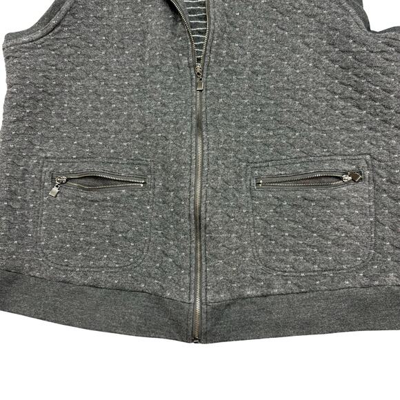 Allison Daley Petite Full Zip Quilted Vest Womens Size 12P/14P‎ **Please Read ** - Picture 4 of 7